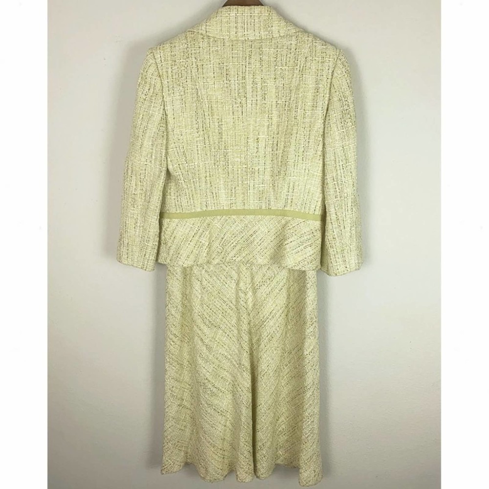 Ann Taylor Boucle Tweed Blazer Dress 2-Piece Suit - Picture 3 of 14